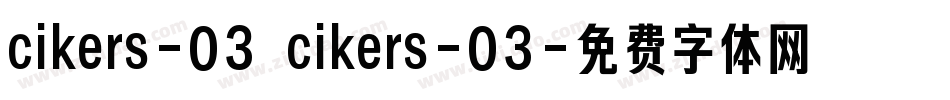 cikers-03 cikers-03字体转换